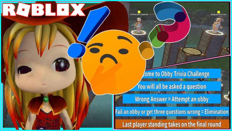 Roblox Obby Trivia Challenge Gamelog August 24 2020 Free Blog Directory - roblox logo trivia